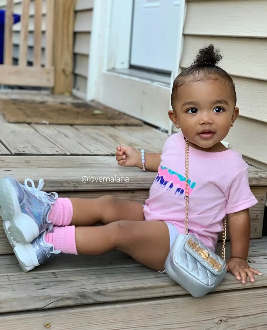 South Beach Drippin (S) | Light Pink Kids Tee