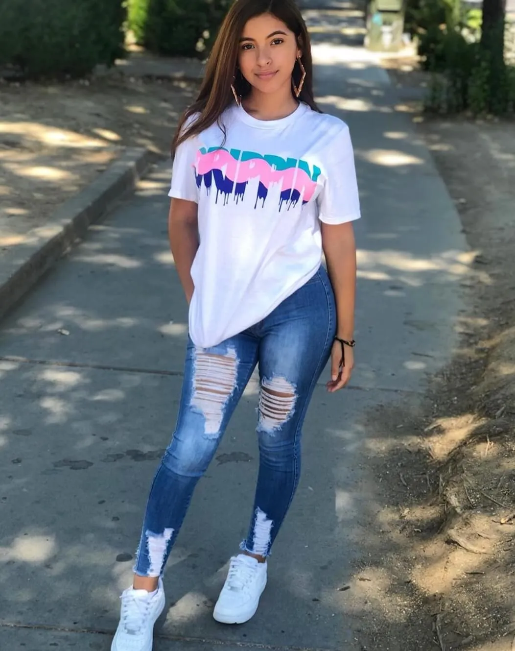 South Beach Drippin | White Tee