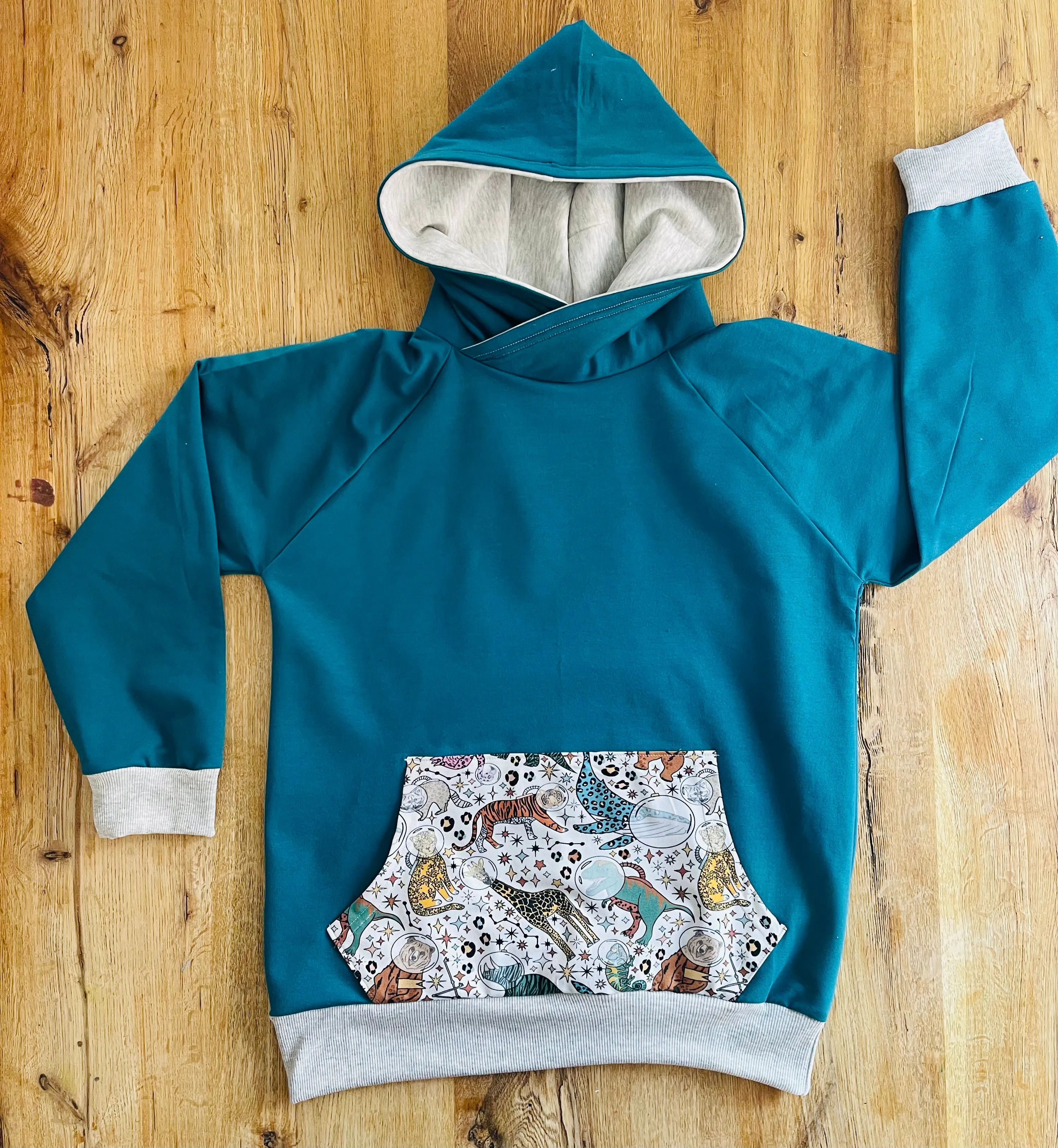 Space Animals Hoodie - Age 12