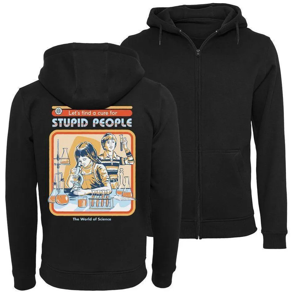 Steven Rhodes - A Cure For Stupid People - Zip-Hoodie