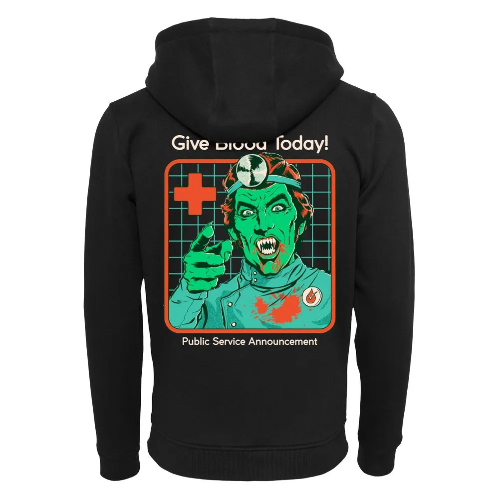 Steven Rhodes - Give Blood Today - Zip-Hoodie