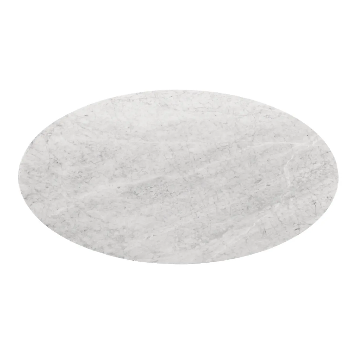 Stockholm 79" Oval Dining Table Top / Carrara