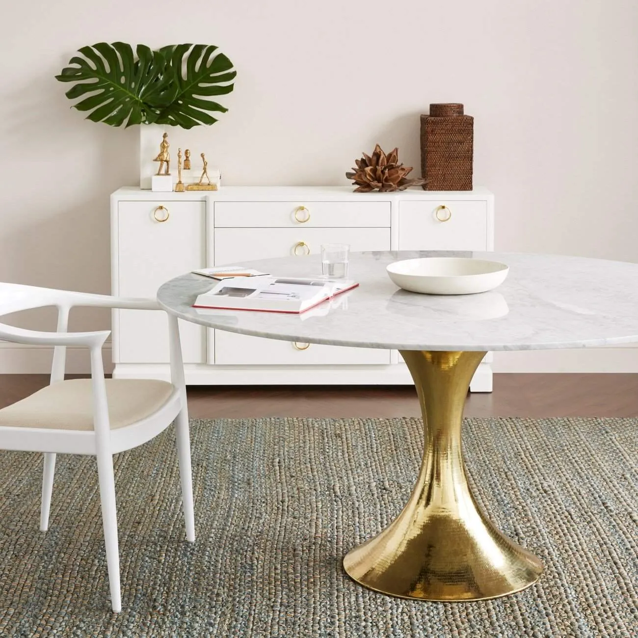 Stockholm Dining Table Base / Brass