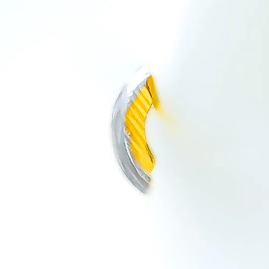 Stunning Two-Tone 22k Gold Earrings