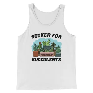 Sucker For Succulents Men/Unisex Tank Top