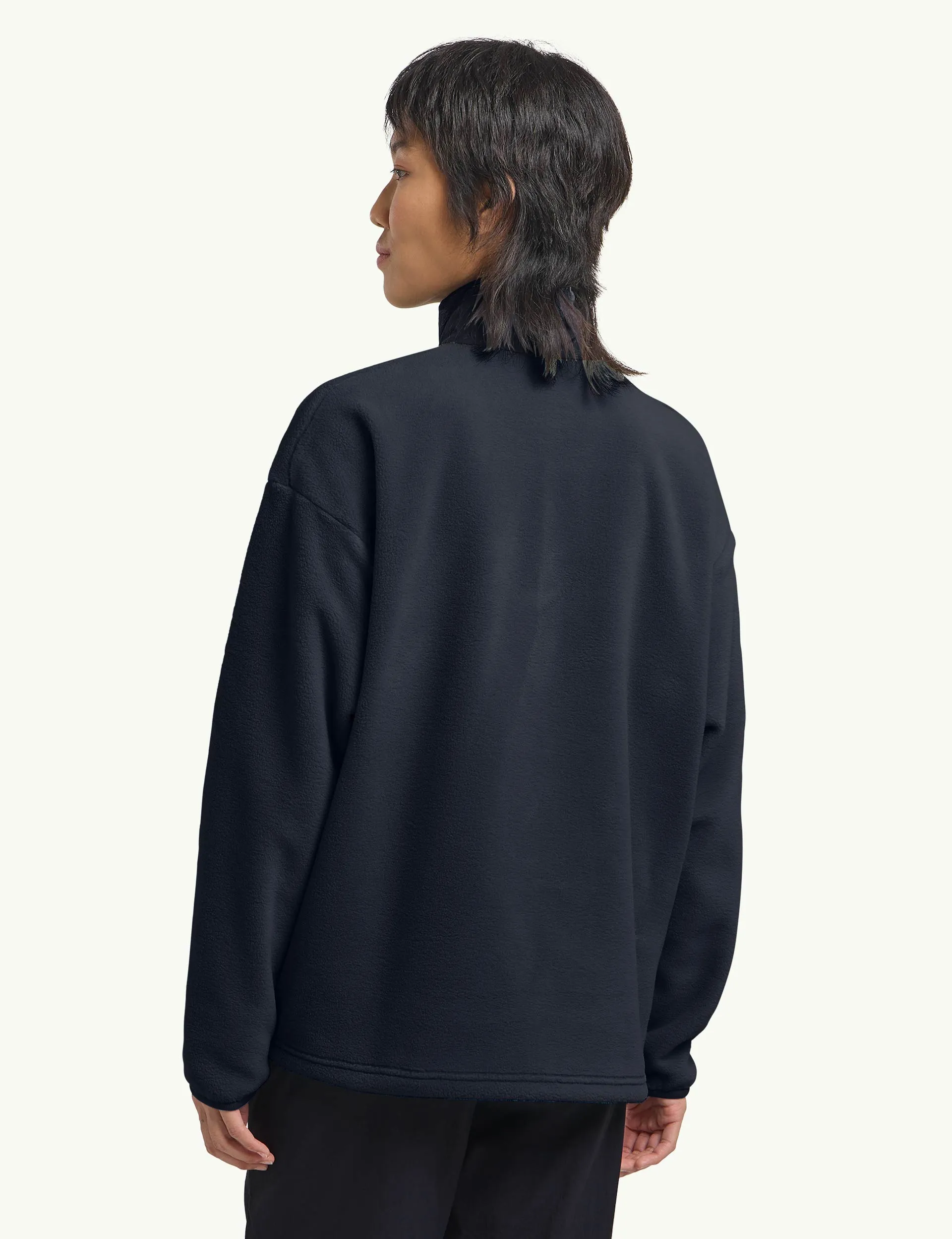 Sumetro Half Zip Fleece - Dark Navy