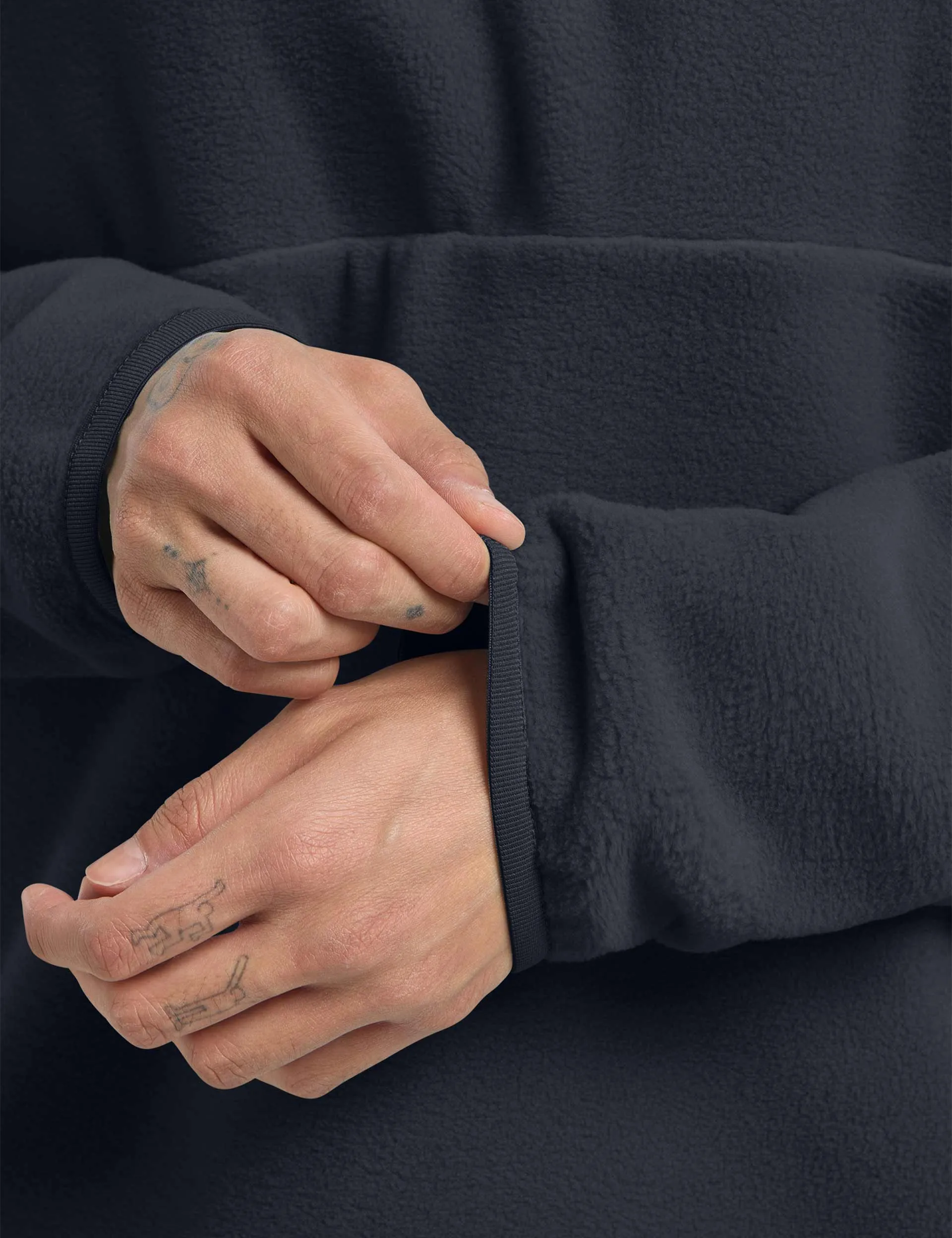 Sumetro Half Zip Fleece - Dark Navy
