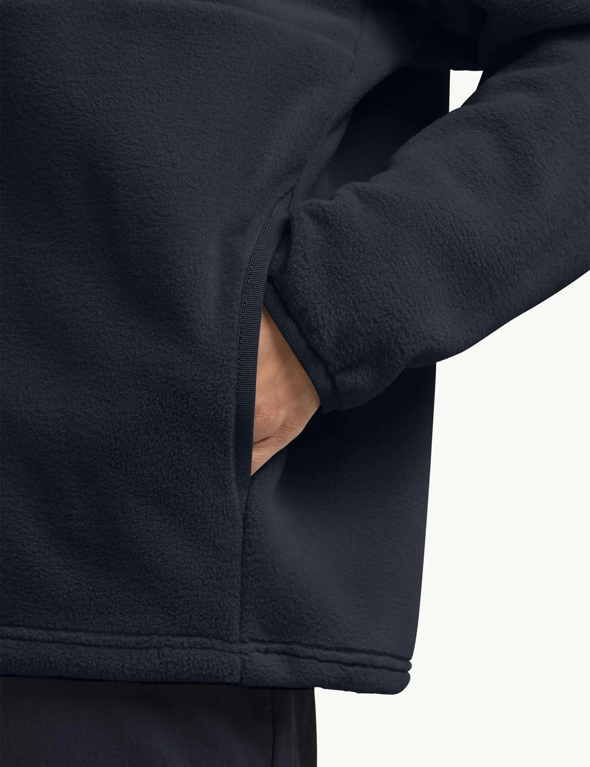 Sumetro Half Zip Fleece - Dark Navy