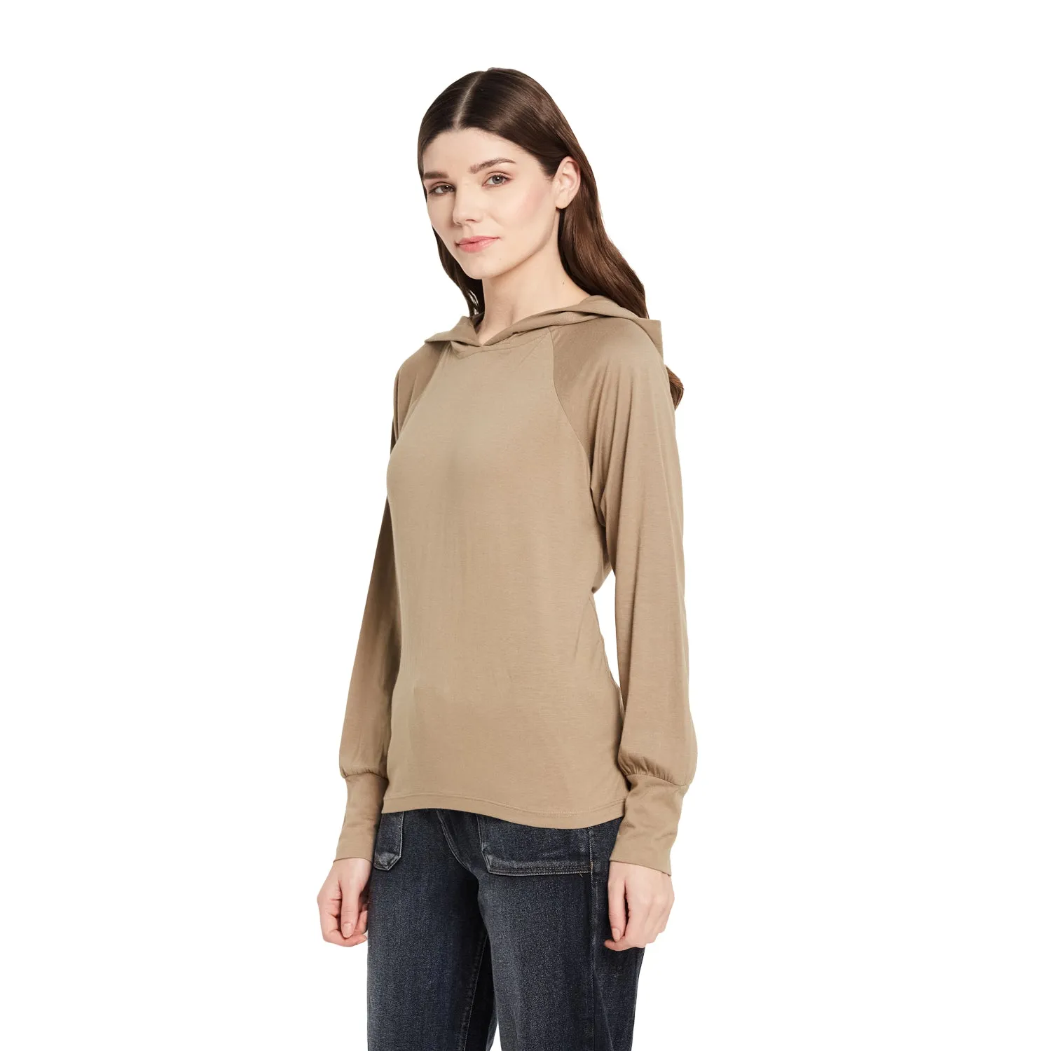 SWEAT DLIT LONG SLEEVE PULLOVER HOODIE