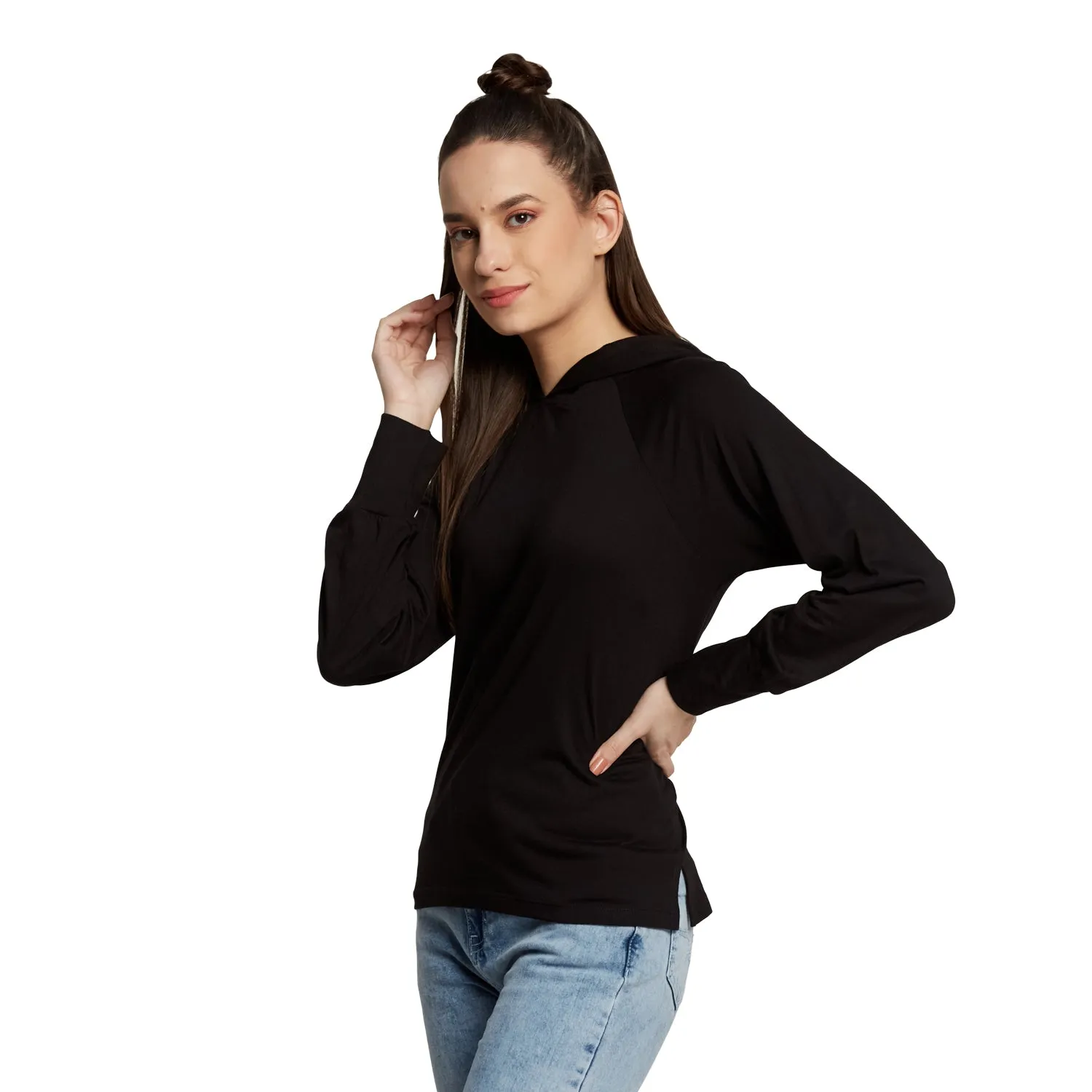 SWEAT DLIT LONG SLEEVE PULLOVER HOODIE