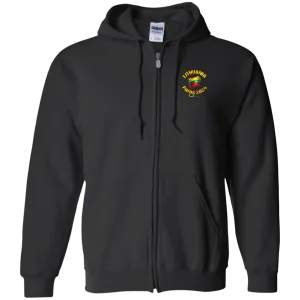 Team Lietuva 2024 Olympics - Men/Women Unisex Comfort Full-Zip Hoodie