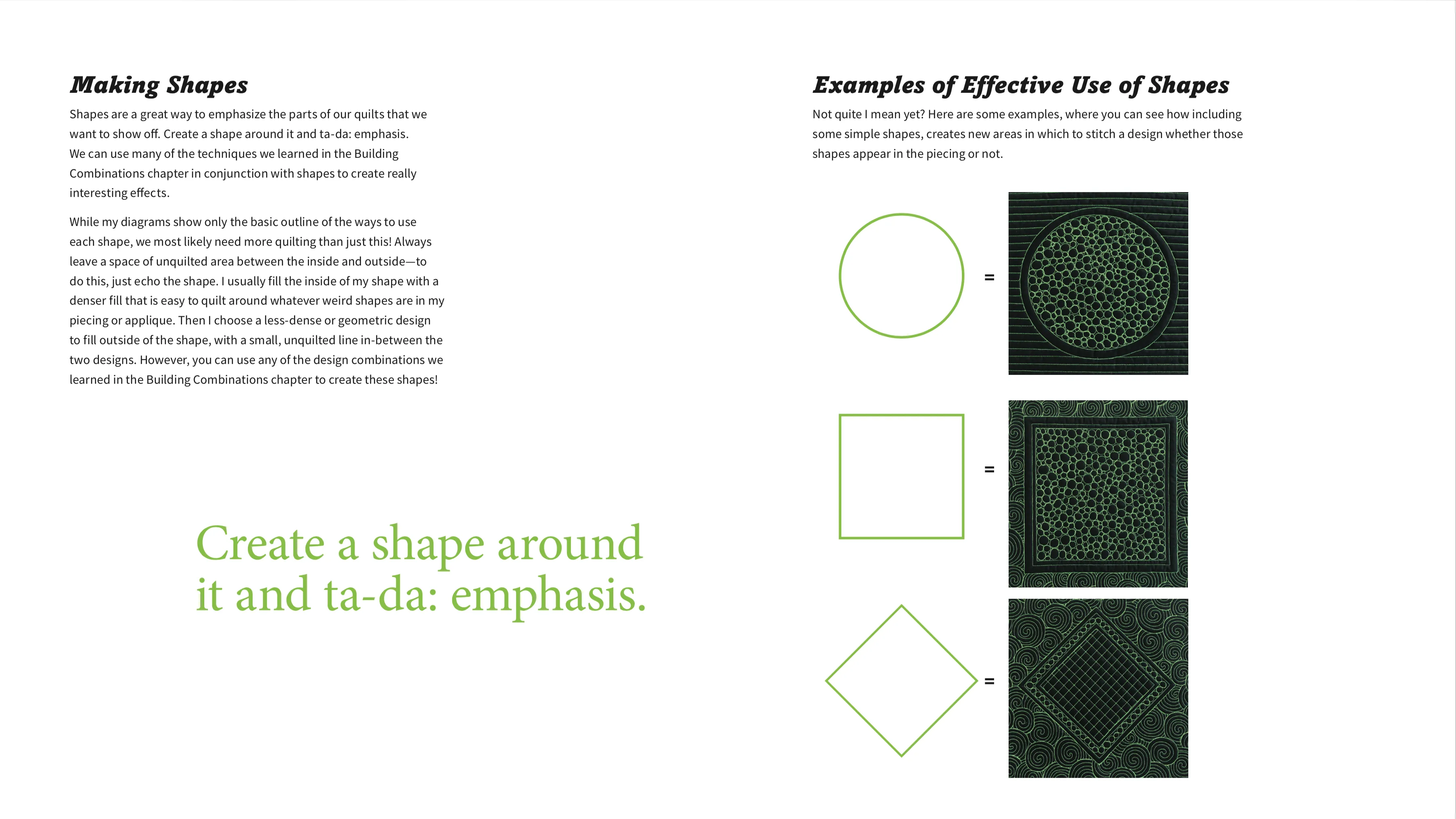 The Building Blocks of Free-Motion Quilting