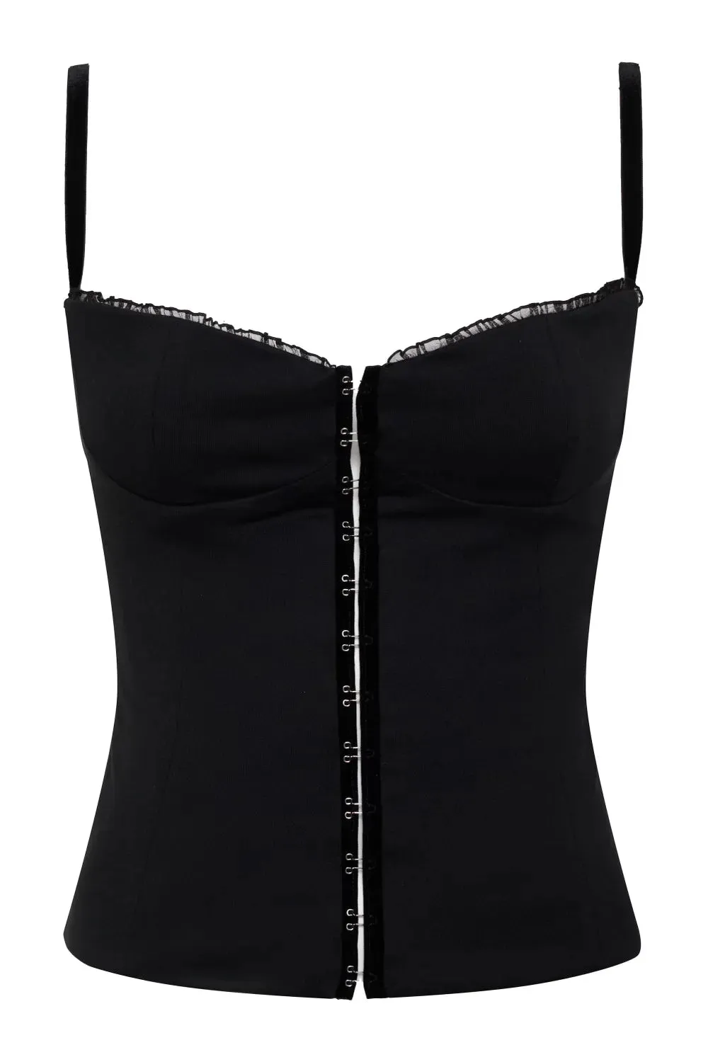 the caroline corset in black