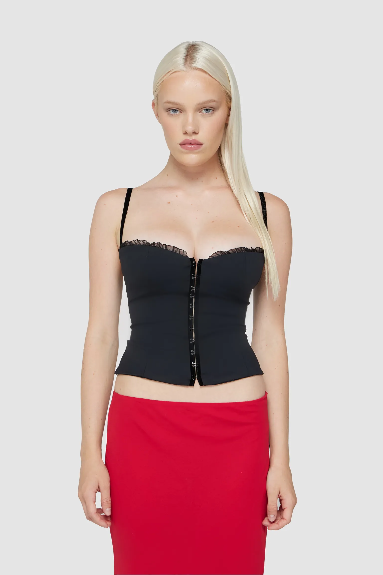 the caroline corset in black