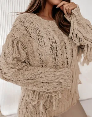 The Lace Boutique Collection - Jennifer's Tassel Sweater