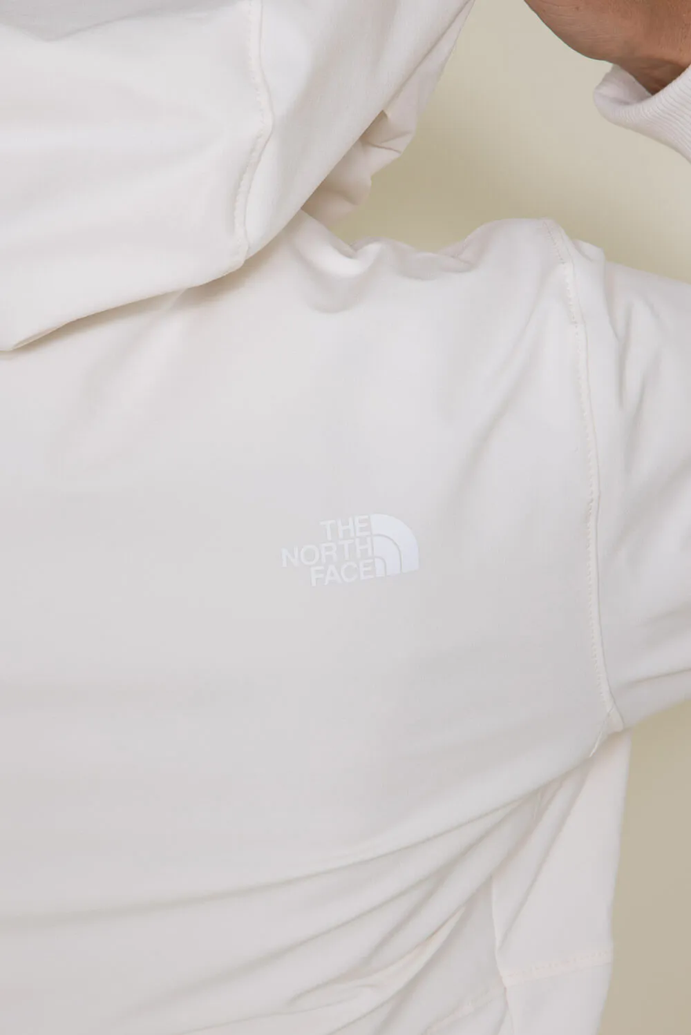 The North Face Shelbe Raschel Hoodie Jacket for Women in Gardenia White | NF0A84JJ-N3N