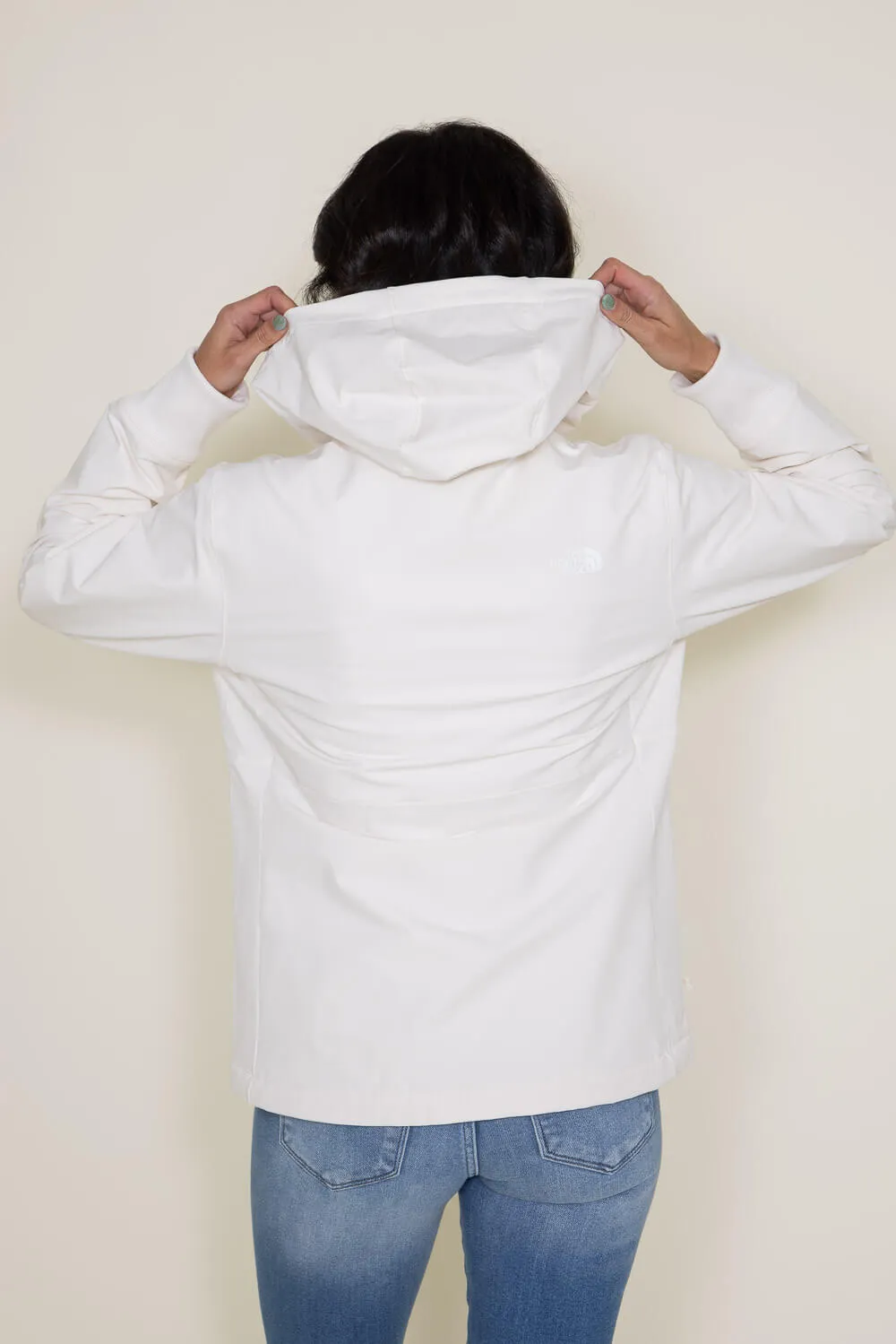 The North Face Shelbe Raschel Hoodie Jacket for Women in Gardenia White | NF0A84JJ-N3N