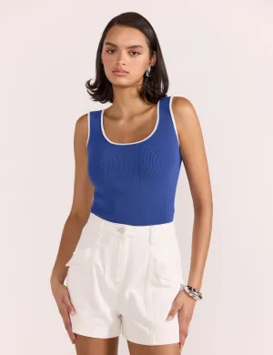 Thea Contrast Knit Tank