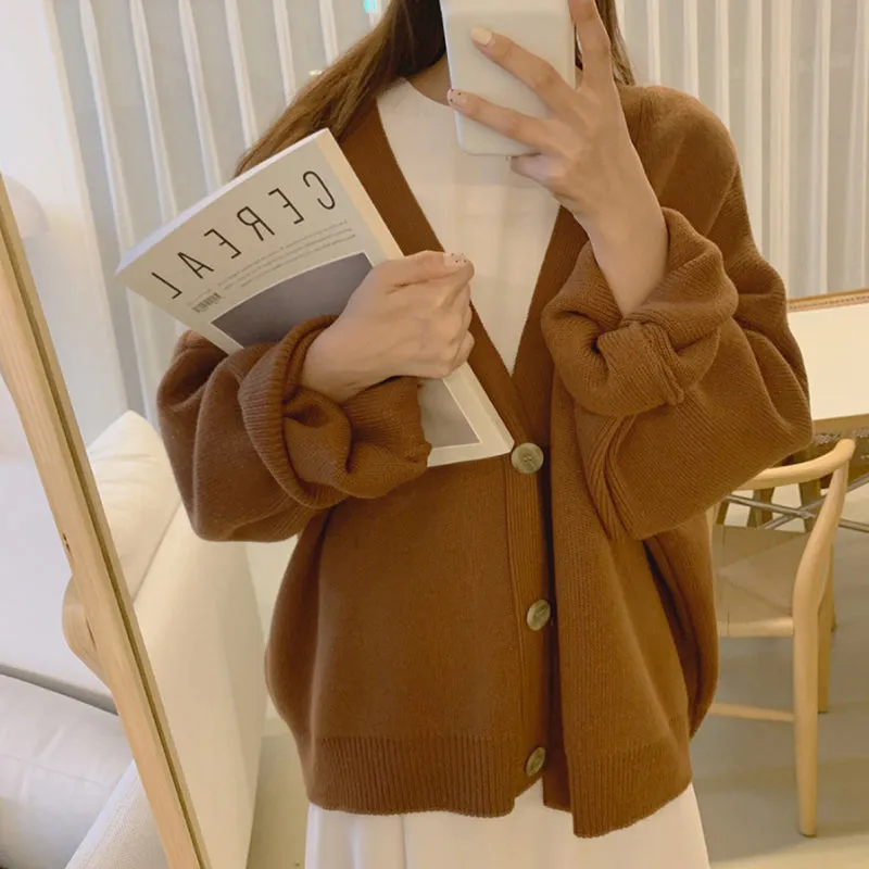 Thick Oversized Cardigan Sweater