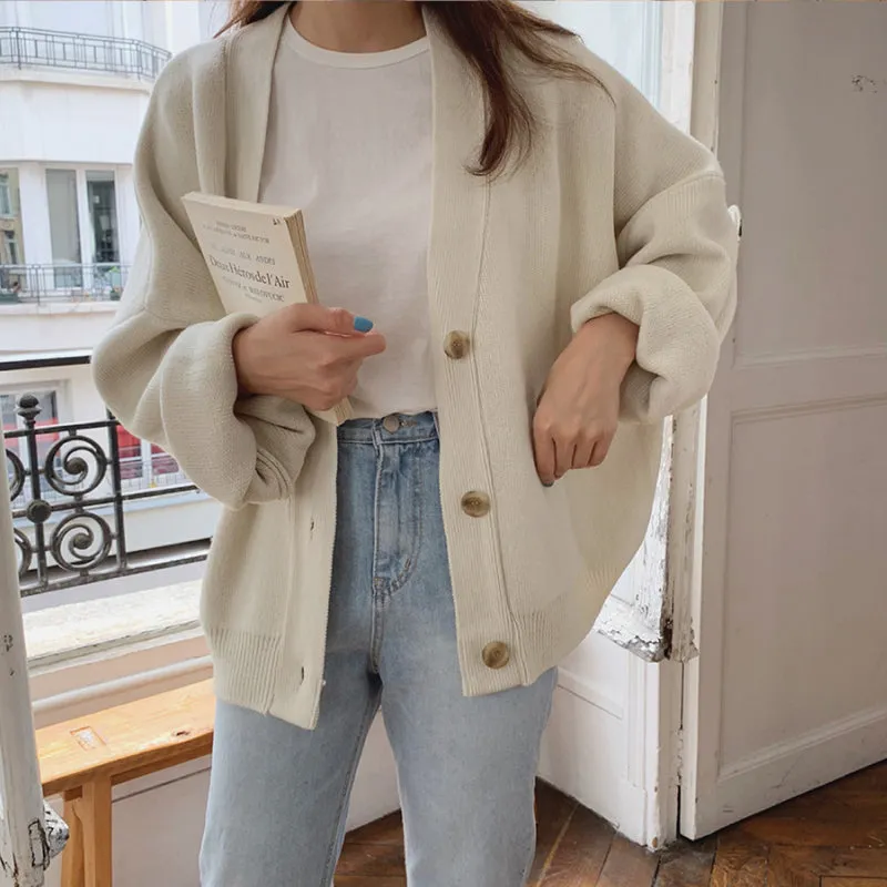 Thick Oversized Cardigan Sweater