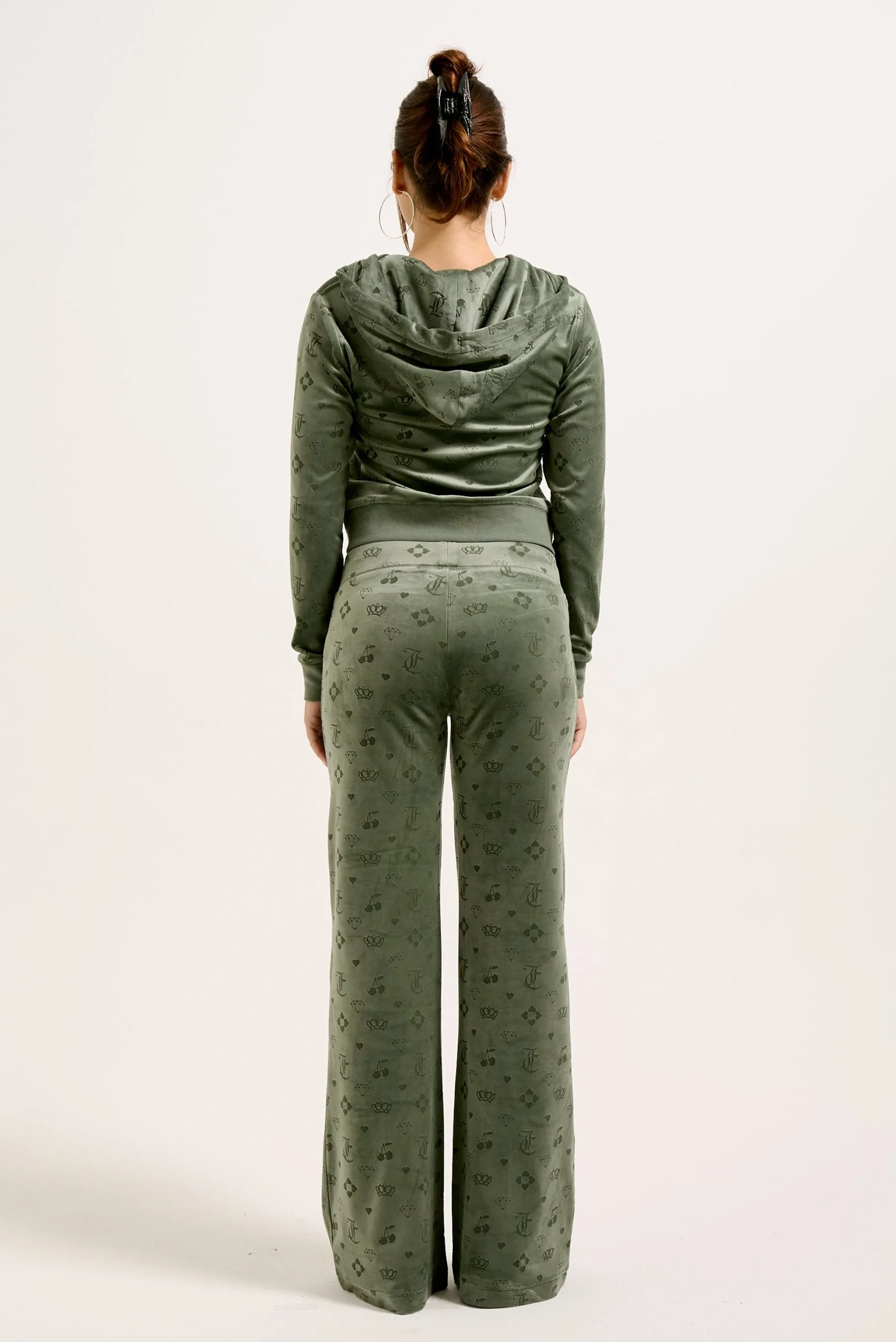 THYME MONOGRAM CLASSIC VELOUR HOODIE