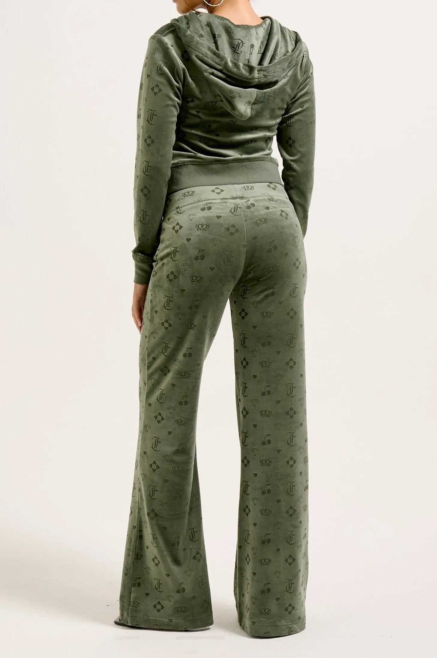THYME MONOGRAM CLASSIC VELOUR HOODIE