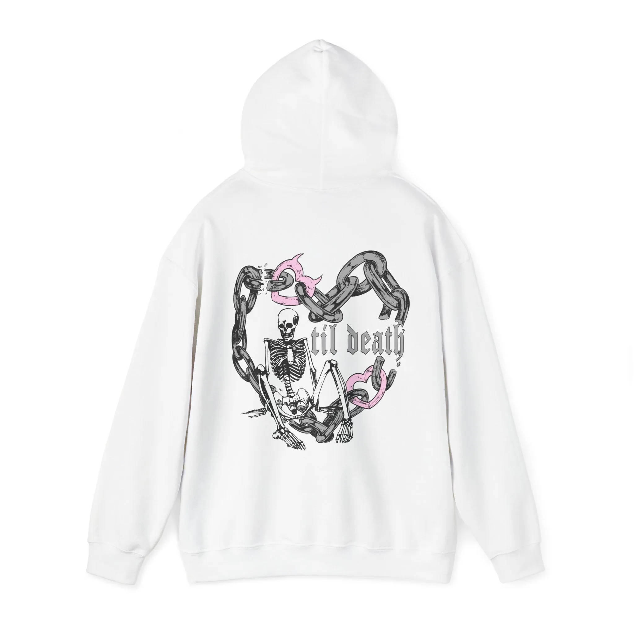 'TIL DEATH HOODIE (pink)