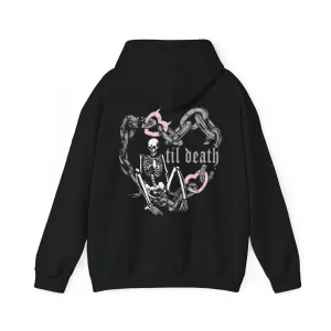 'TIL DEATH HOODIE (pink)