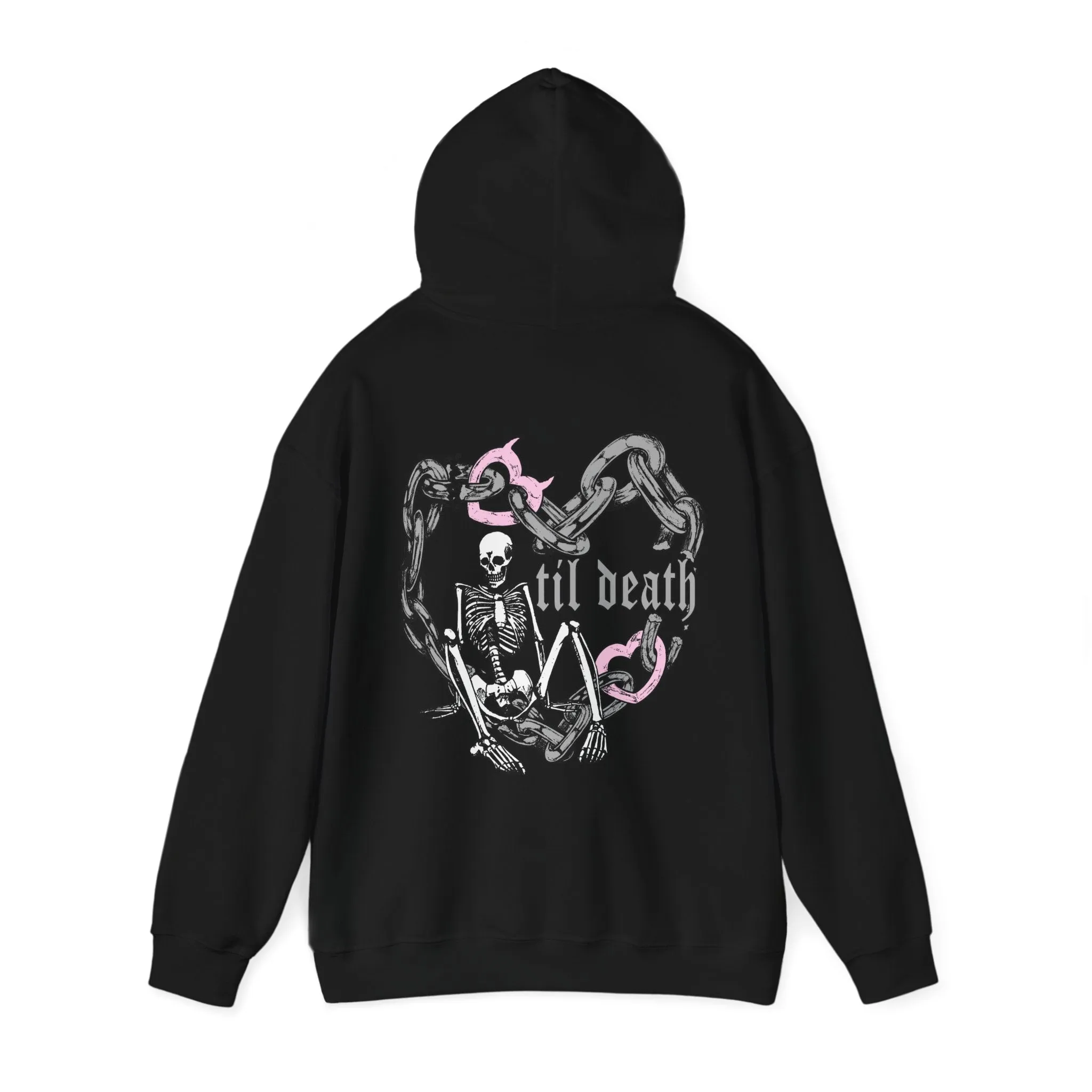 'TIL DEATH HOODIE (pink)