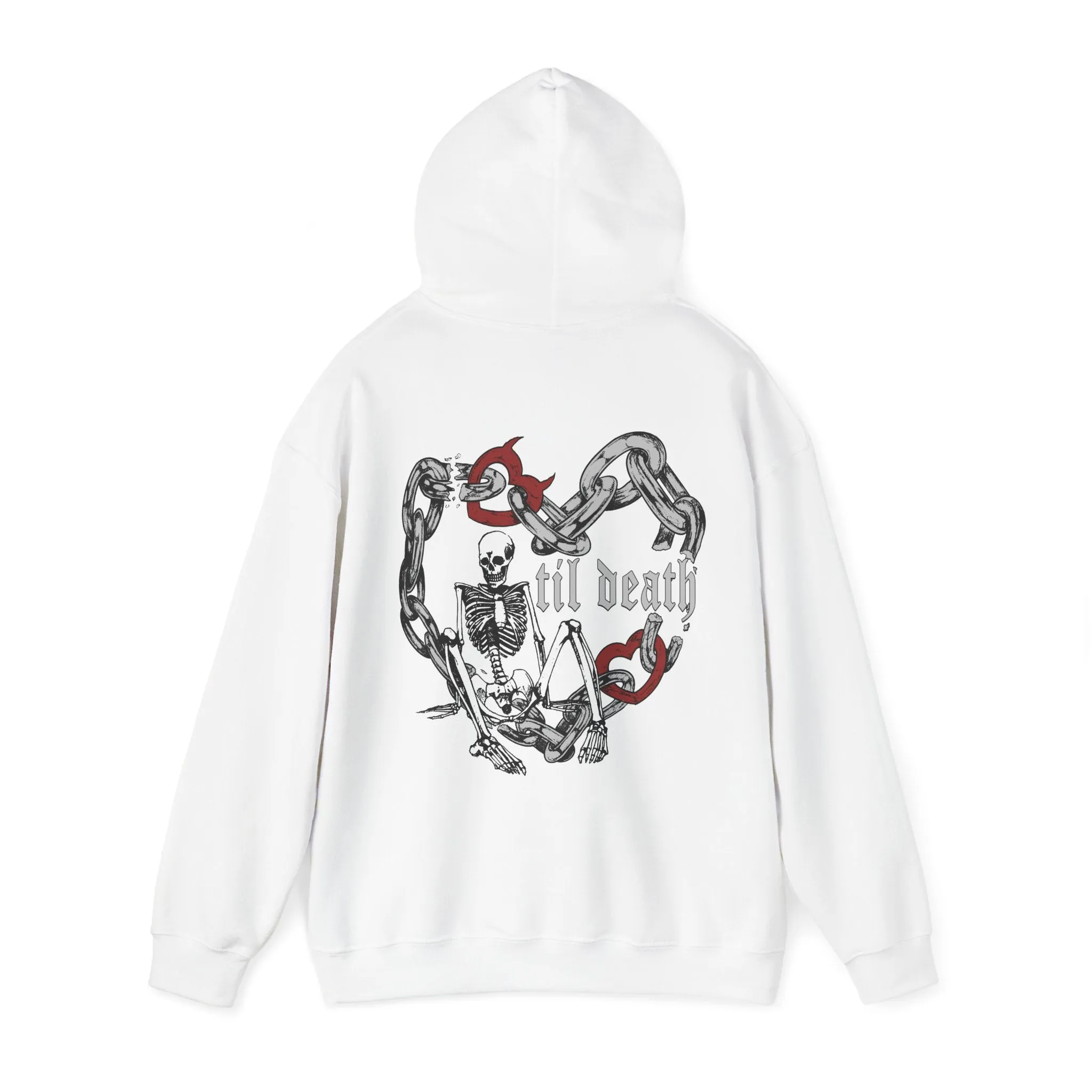 'TILL DEATH HOODIE (red)