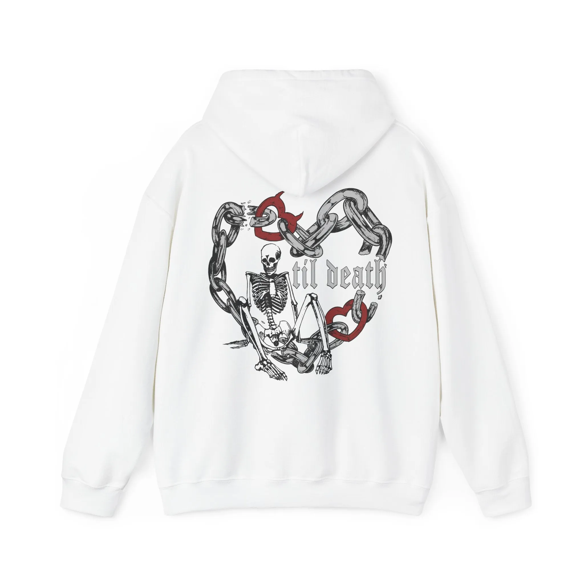 'TILL DEATH HOODIE (red)