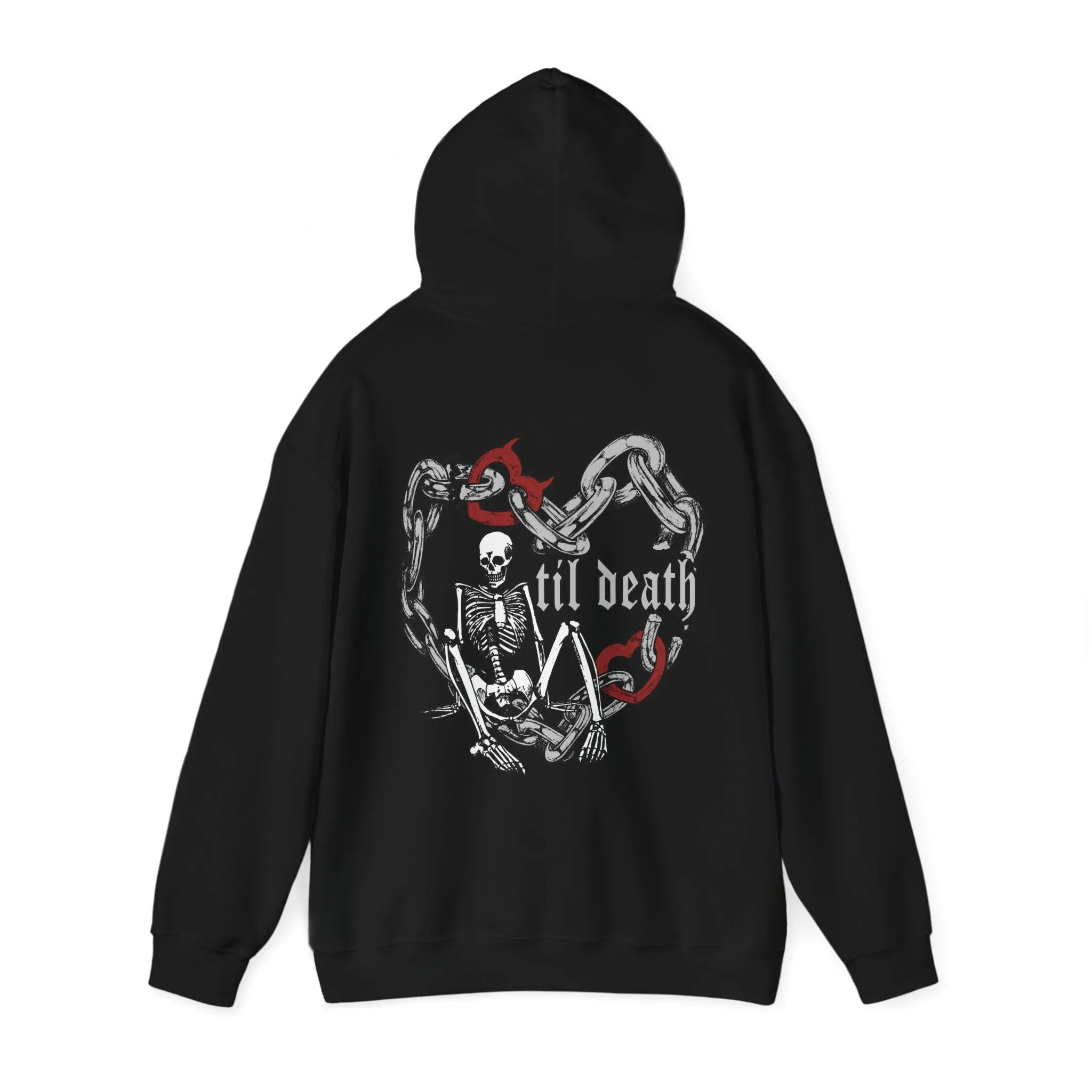 'TILL DEATH HOODIE (red)