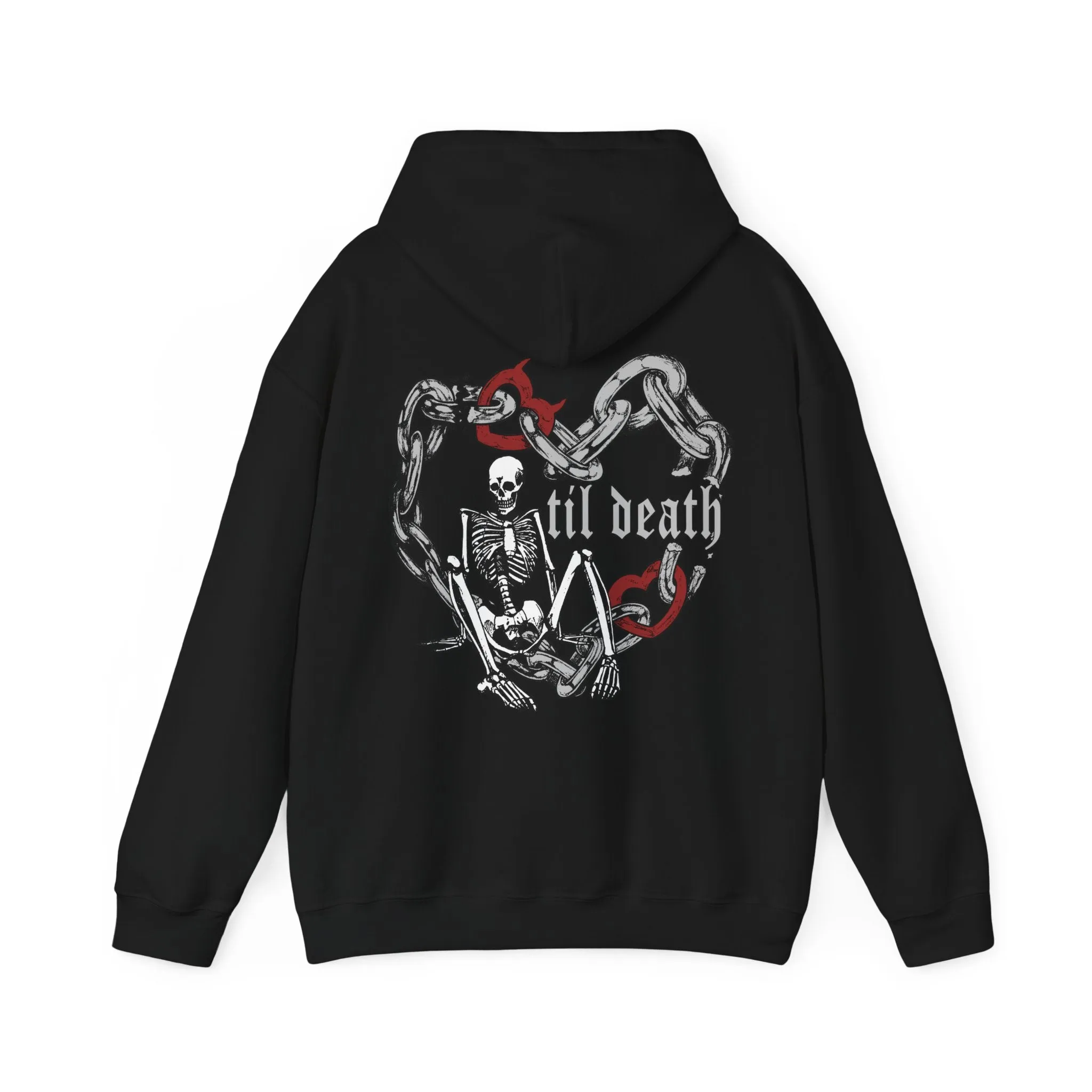 'TILL DEATH HOODIE (red)