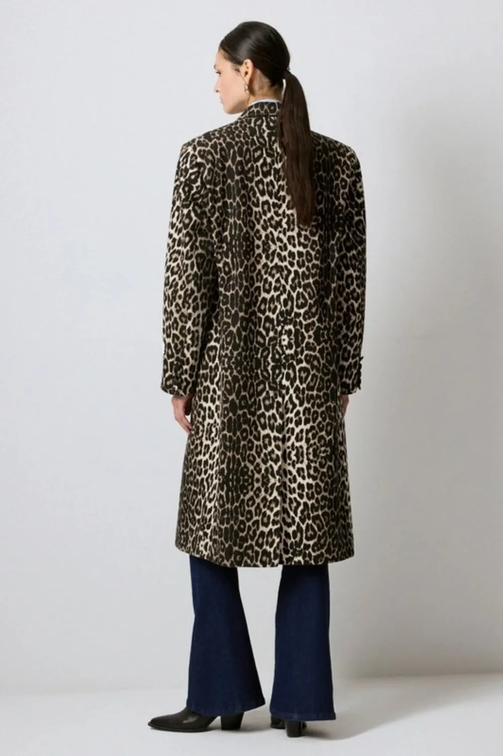 TOUCHE PRIVE LEOPARD TRENCH