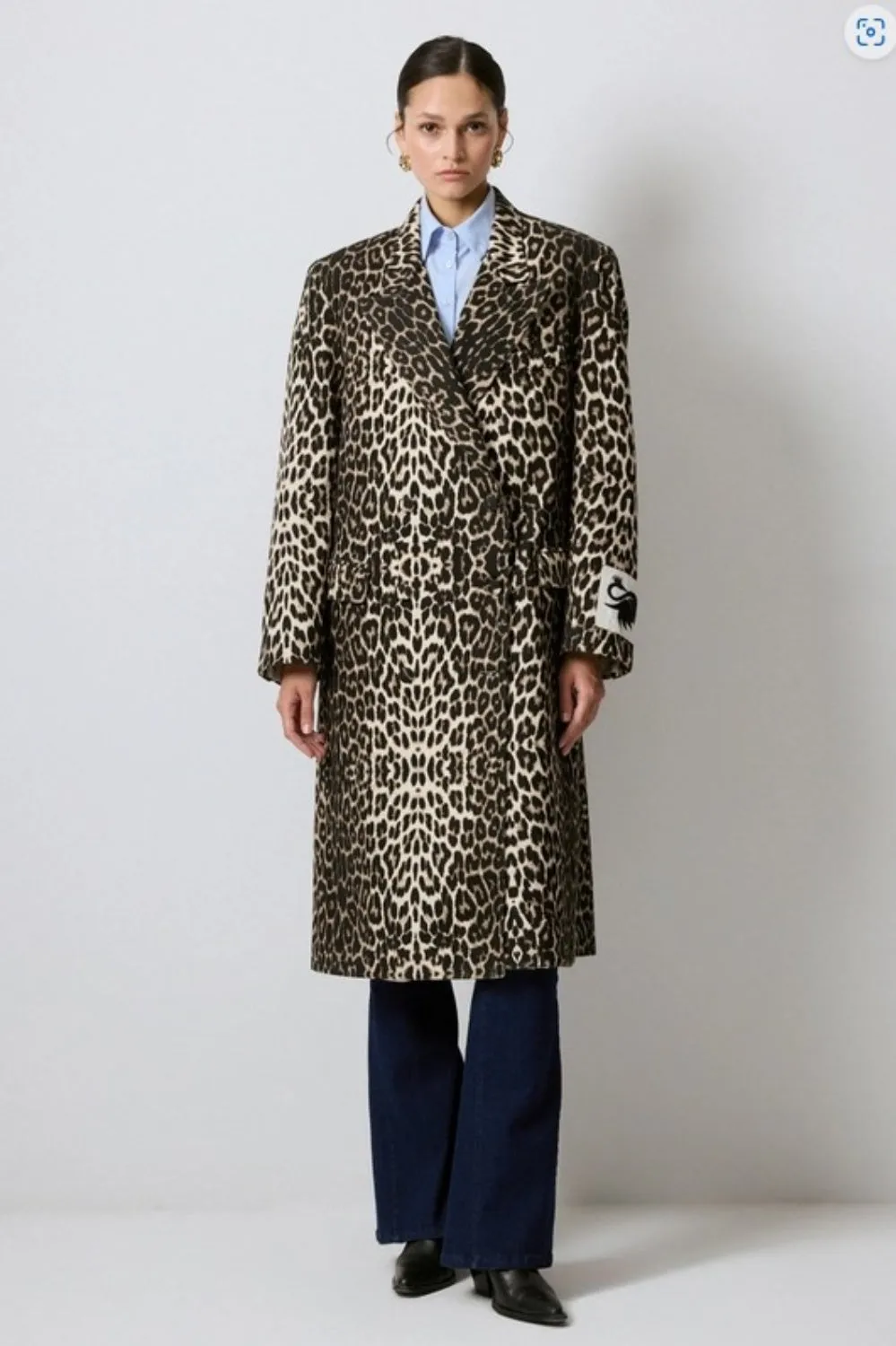 TOUCHE PRIVE LEOPARD TRENCH