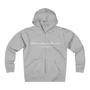 Unisex Heavyweight Fleece Zip Hoodie
