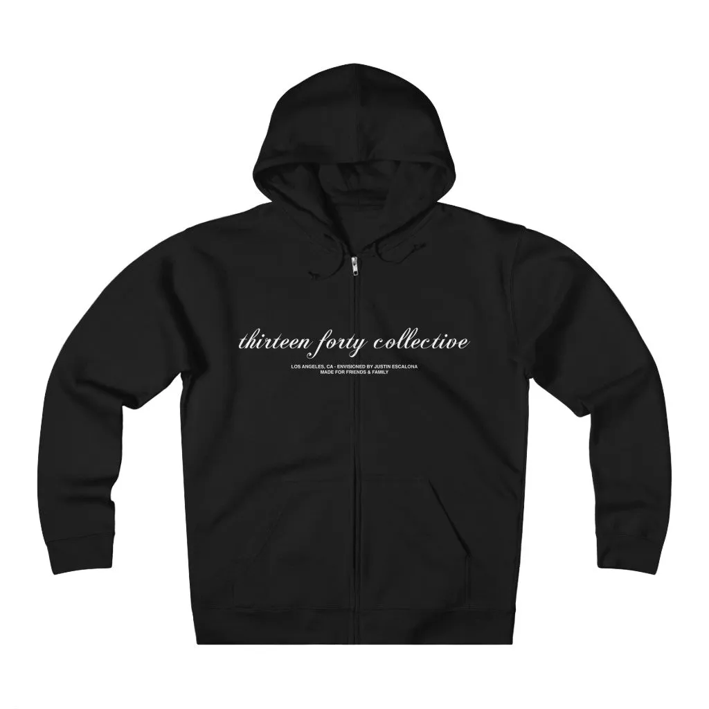 Unisex Heavyweight Fleece Zip Hoodie