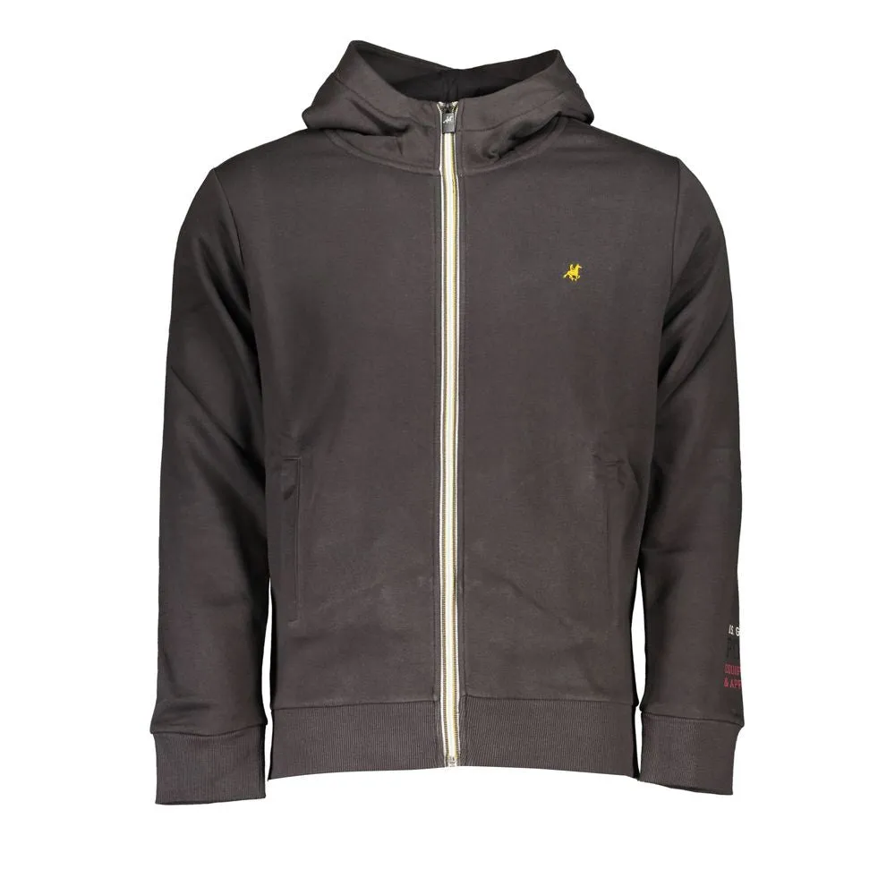 U.S. Grand Polo Gray Cotton Men Sweater