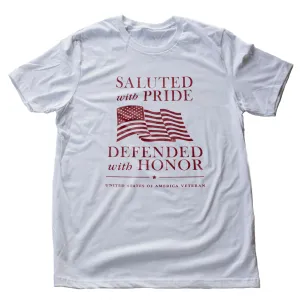 Veteran's Premium T-Shirt — Defending the Flag with HONOR