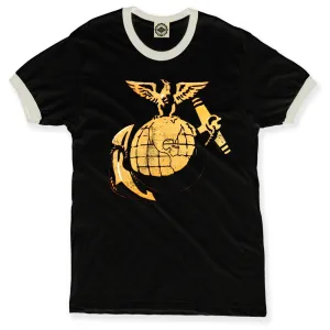 Vintage Marine Corps Logo Men's Ringer Tee