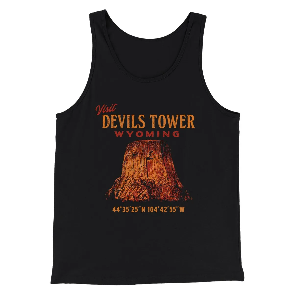 Visit Devils Tower Funny Movie Men/Unisex Tank Top