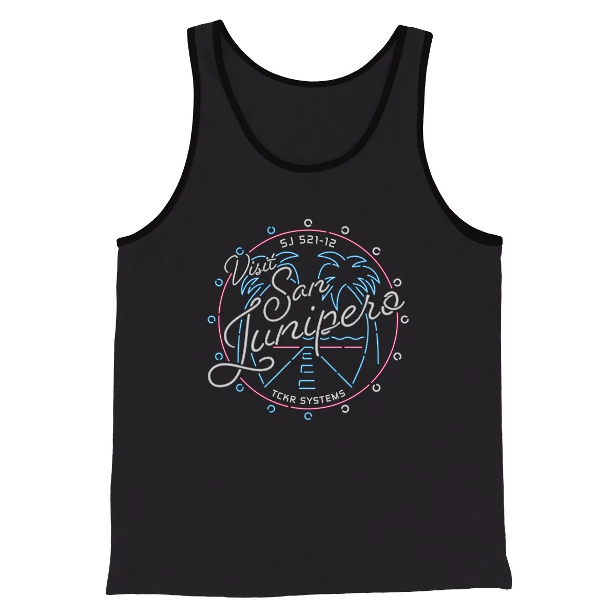 Visit San Junipero Funny Movie Men/Unisex Tank Top