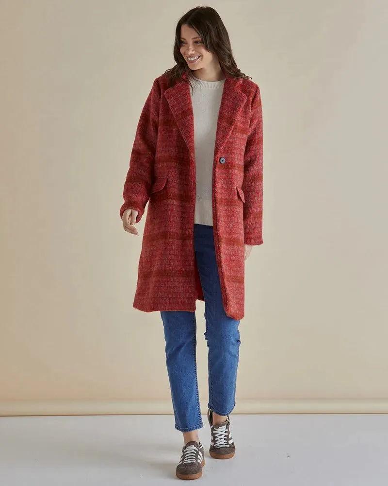 Wanda Coat - Rouge Red