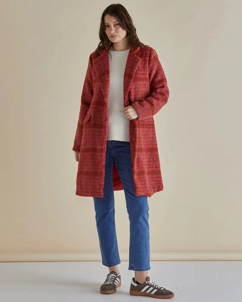 Wanda Coat - Rouge Red