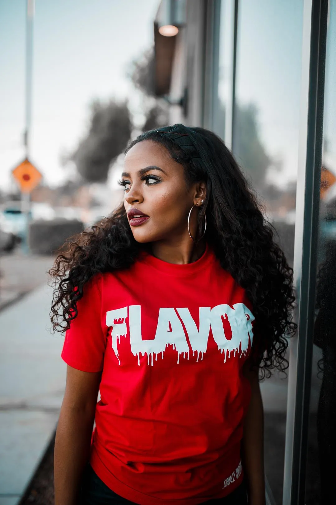 White Flavor | Red Tee