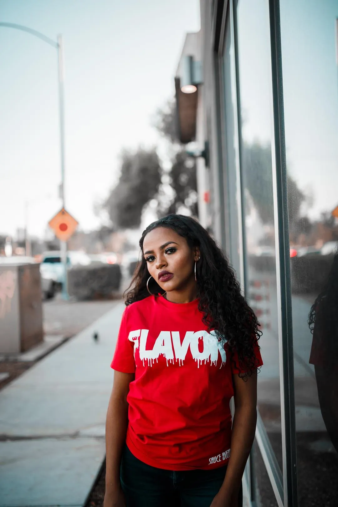 White Flavor | Red Tee