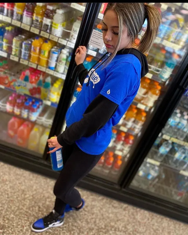 White SA Drip | Blue Tee