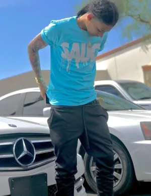 White Sauce | Caribbean Blue Tee