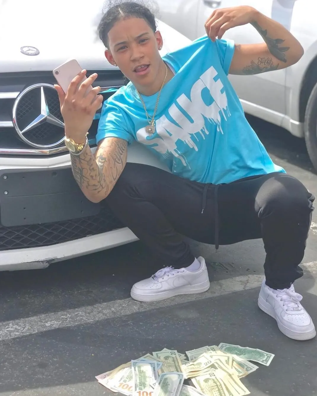 White Sauce | Caribbean Blue Tee