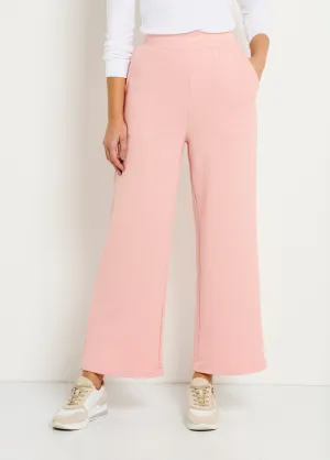 Wide comfort polo knit pants